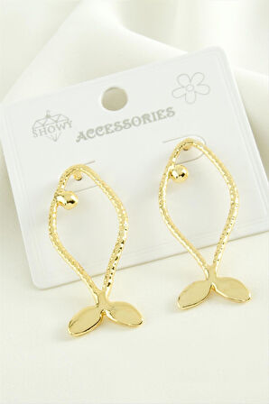 Balık Trend Metal Küpe