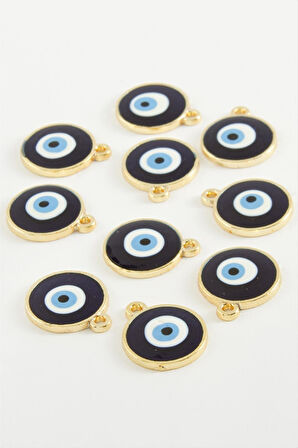 Nazar Tek Kulplu Mineli Bileklik ve Kolye Ucu Aparatı 1 Adet