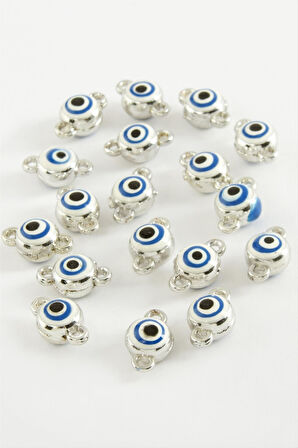 Nazar Çift Kulplu Mineli Bileklik ve Kolye Ucu Aparatı 1 Adet