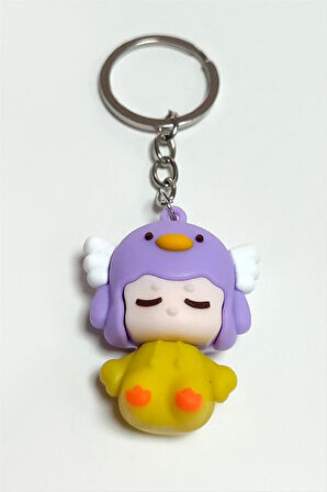 Peri Kızı Silikon Anahtarlık
