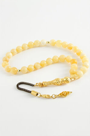 Akik Doğaltaş Tesbih 8 mm