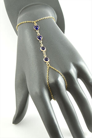 Yuvarlak Taşlı Çelik Şahmeran