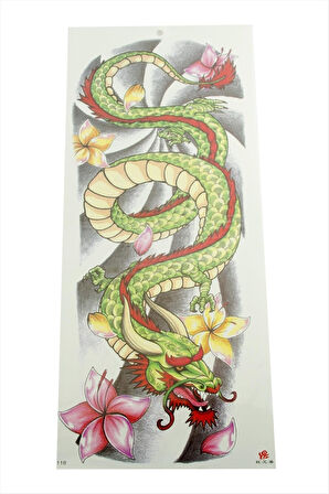 Ejderha Tattoo Kol Dövme Sticker