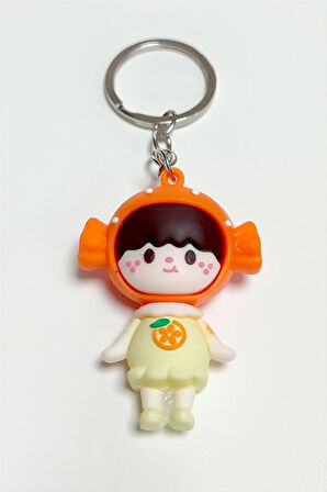 Kız Çocuk Silikon Anahtarlık