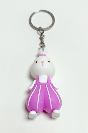 Tavşan Silikon Anahtarlık