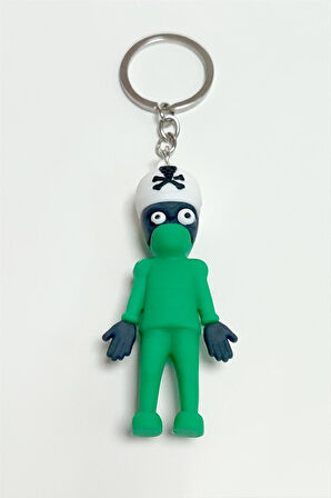 Kuru Kafa Silikon Anahtarlık