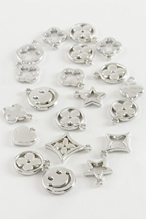 Karışık Tek Kulplu Metal Bileklik ve Kolye Ucu Aparatı 1 Adet