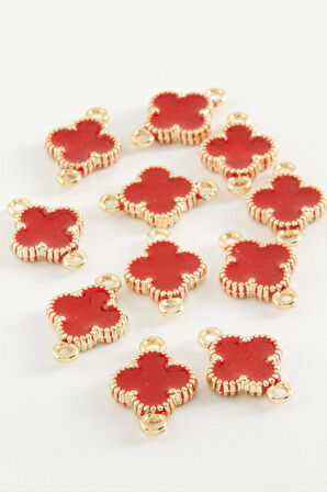 Çiçek Çift Kulplu Mineli Bileklik ve Kolye Ucu Aparatı 1 Adet