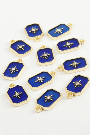 Yıldız Tek Kulp Mineli Bileklik ve Kolye Ucu Aparatı 1 Adet