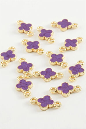 Çiçek Çift Kulplu Mineli Bileklik ve Kolye Ucu Aparatı 1 Adet