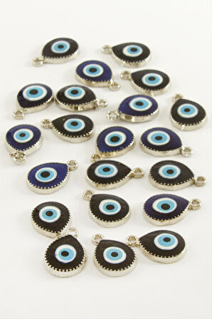 Nazar Damla Tek Kulplu Mineli Bileklik ve Kolye Ucu Aparatı 1 Adet