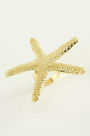 Deniz Yıldızı Metal Yüzük