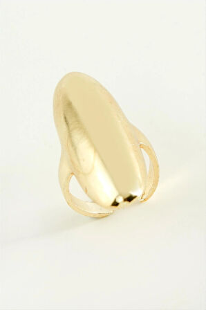 Oval Metal Yüzük
