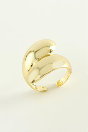 Su Damlası Metal Yüzük