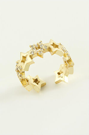 Yıldız Zirkon Taşlı Yüzük