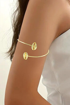 İstiridye Figürlü Üst Kol Pazu Bilekliği