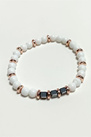 Sedef Doğaltaş Bileklik 6 mm