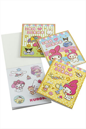 12 Yapraklı Çzgflm Karakteri Defter Sticker