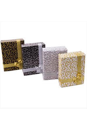 Desenli Set Kolye Hediye Kutusu