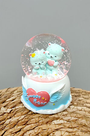 Ayıcık Işıklı Kar Küresi Küçük