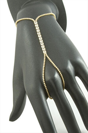 Zirkon Taşlı Lüks Çelik Şahmeran