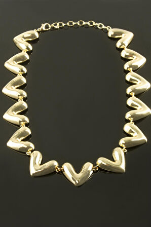 Kalp Lüks Yaka Kolye