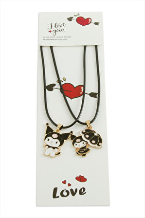 Çzgflm Karakteri Arkadaşlık Kolyesi (Çift Kolye)