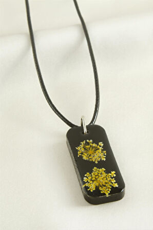 Sultanotu Dikdörtgen Epoksi Kolye