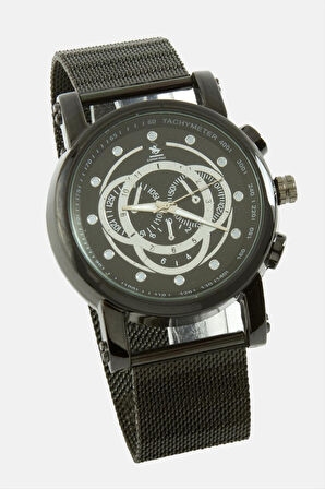 Hasır Metal Kayışlı Erkek Kol Saati