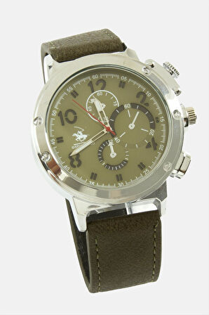 Yeşil Renkli Kayışlı Erkek Kol Saati
