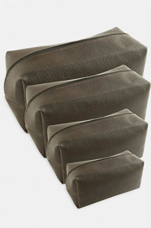 4 Adet El Tutmalı Makyaj Çantası