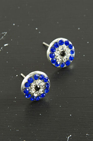 Nazar Taşlı Minik Küpe