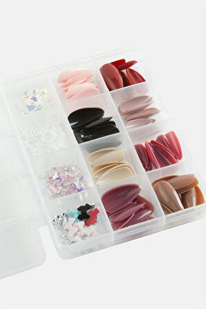 Orange 96 Adet Takma Tırnak Süsü