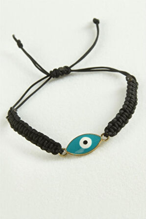 Nazar Oval Makrome İp Bileklik