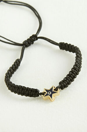 Yıldız Makrome İp Bileklik