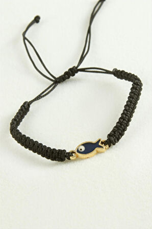 Balık Makrome İp Bileklik