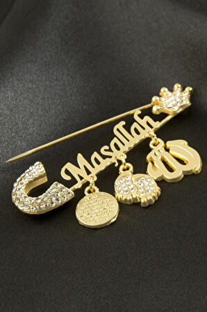 Maşallah Yazılı Broş
