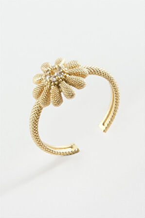 Çiçek Taşlı Yüzük