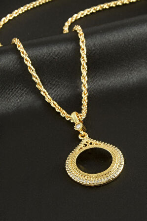 Çeyrek Altın Koyulabilir Zincir Kolye