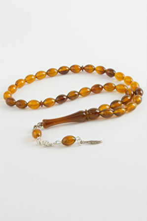 Zeytin Şekilli Plastik Tesbih 8*11 mm