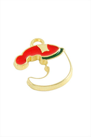 Ay Yılbaşı Mineli Kolye Ucu 1 Adet