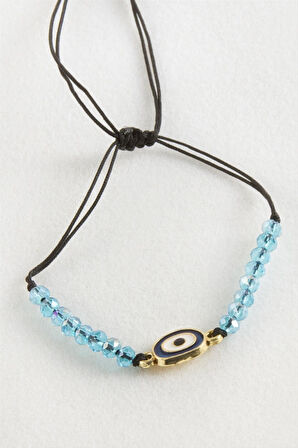 Nazar Kristal Makrome İp Bileklik