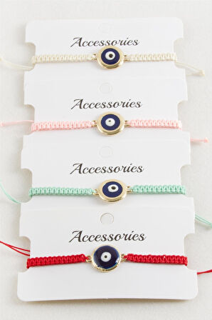 Nazar Makrome Örgülü Bileklik