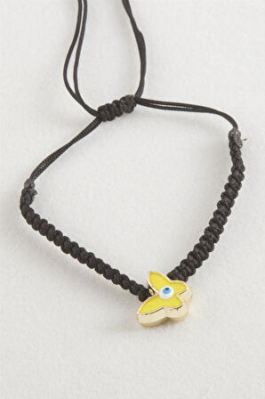 Kelebek Makrome Örgülü Bileklik