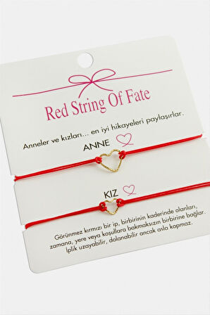 Kalp İp Bileklik