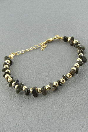 Onix Kırık Doğaltaş Bileklik