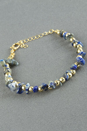 Lapis Kırık Doğaltaş Bileklik