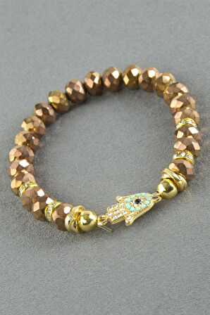 Ftm Ana Eli Zirkon Taşlı Kristal Bileklik