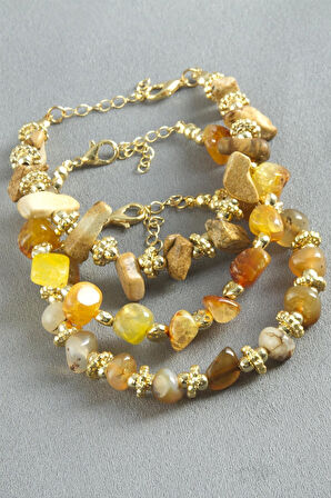 Akik Doğaltaş Bileklik