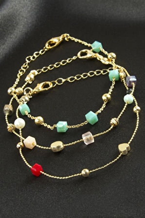 Karışık Trend Kristal Bileklik